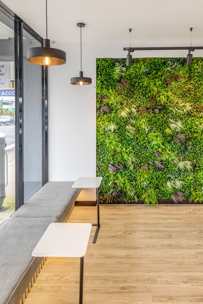 Green Wall Office Fitout and Design | Modern Concepts Brisbane